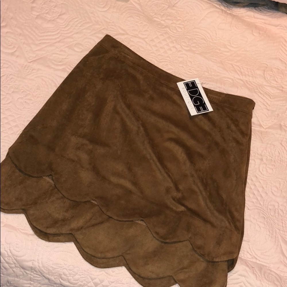 Suede Skirt